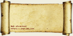 Žaklina Pejić vizit kartica